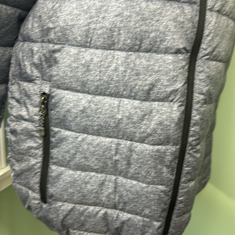 Swiss Tech Packable Puffer Jacket, Gray, Medium - image 2